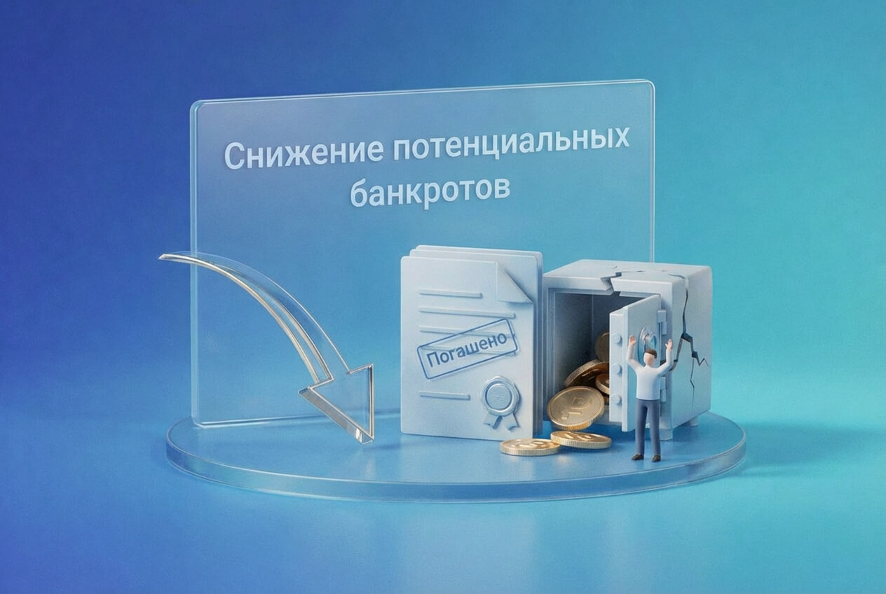 Процент потенциальных банкротов по данным НБКИ значительно снизился