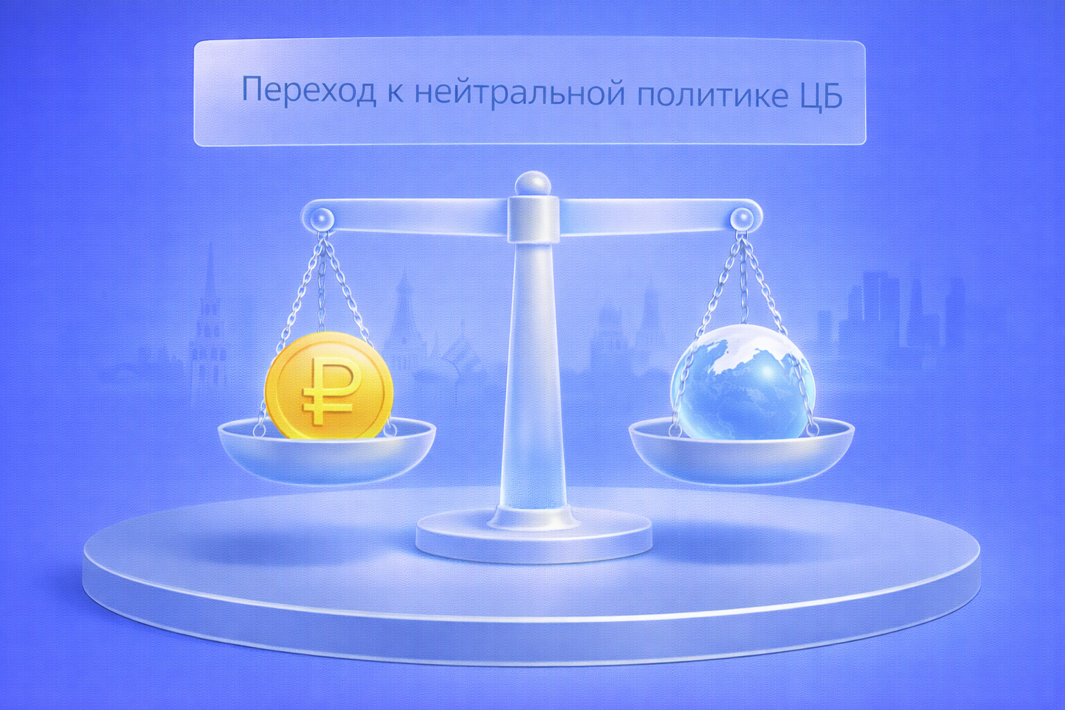 Центробанк России не исключает быстрого перехода к нейтральным денежно-кредитным стратегиям.