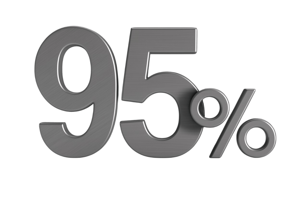 До 95% от оценки