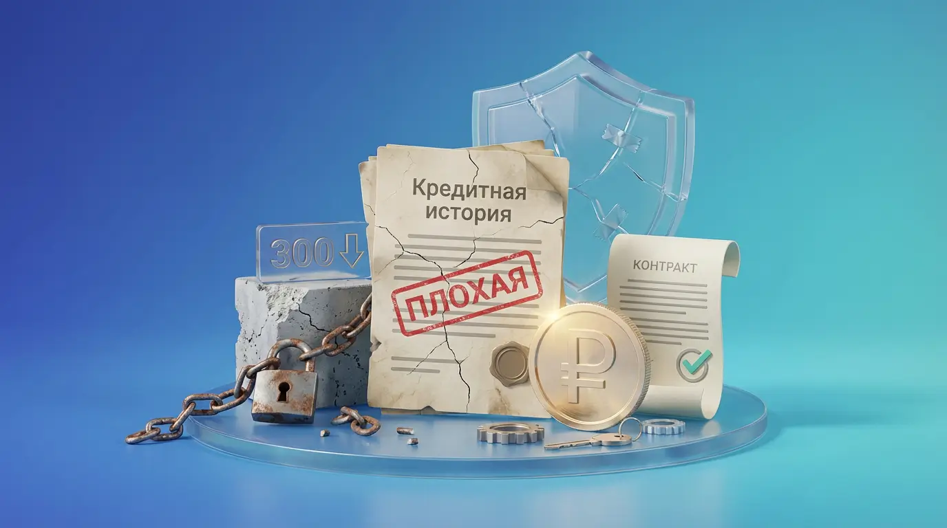 Как взять кредит с плохой кредитной историей в 2025