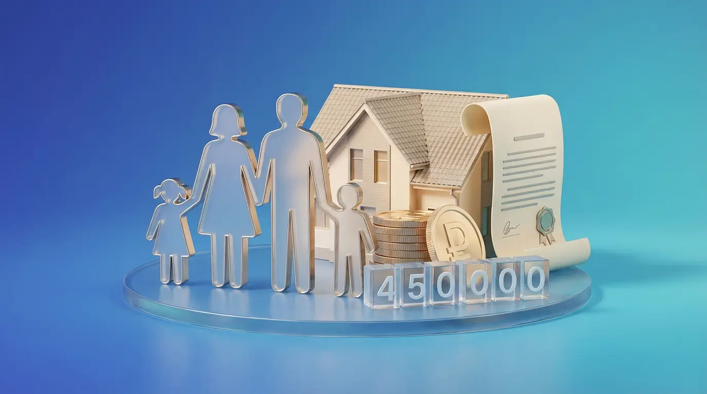 Многодетным семьям выделят 450 тысяч для погашения ипотечных кредитов