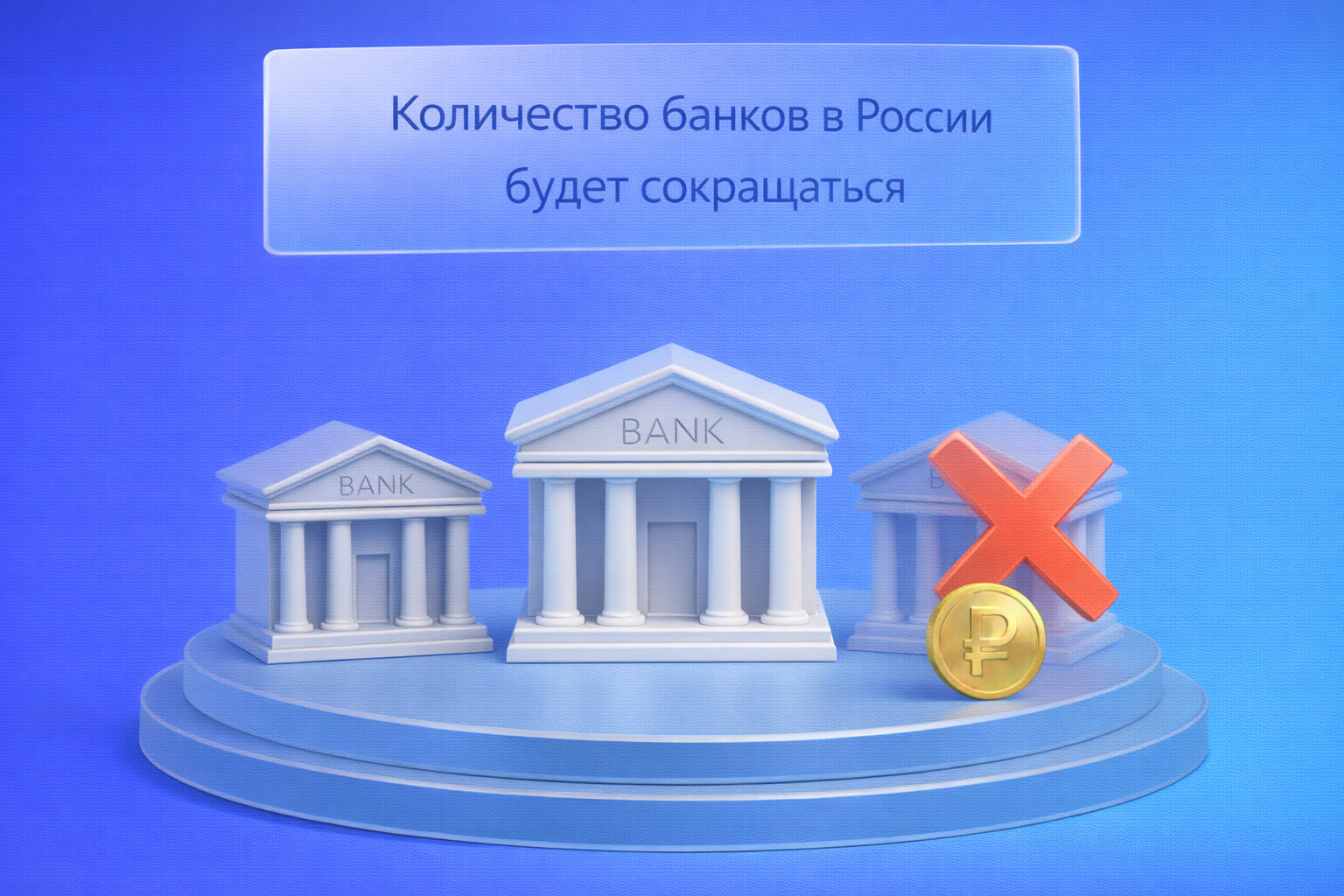 Количество банков в России будет сокращаться