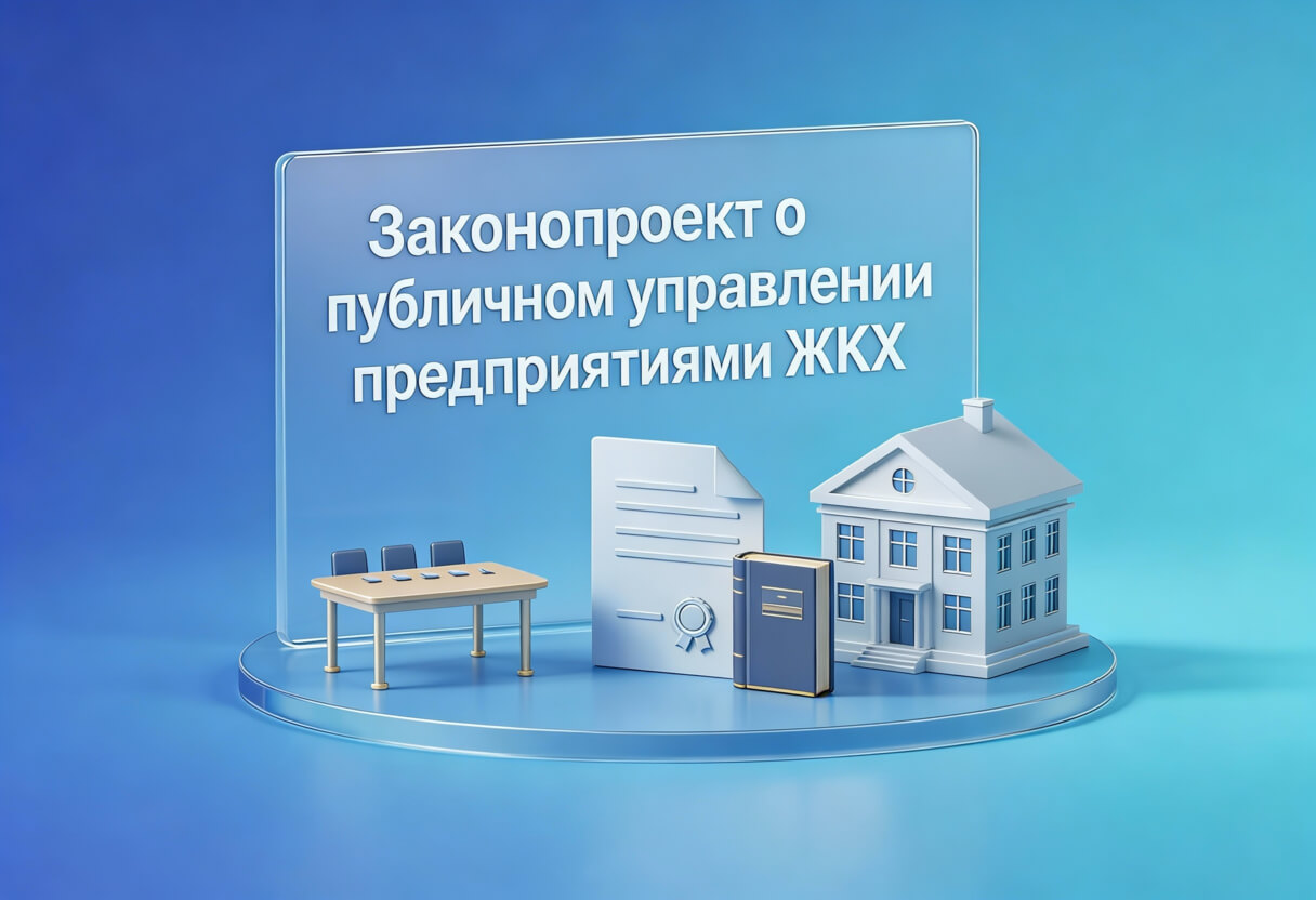 Законопроект о публичном управлении предприятиями ЖКХ.