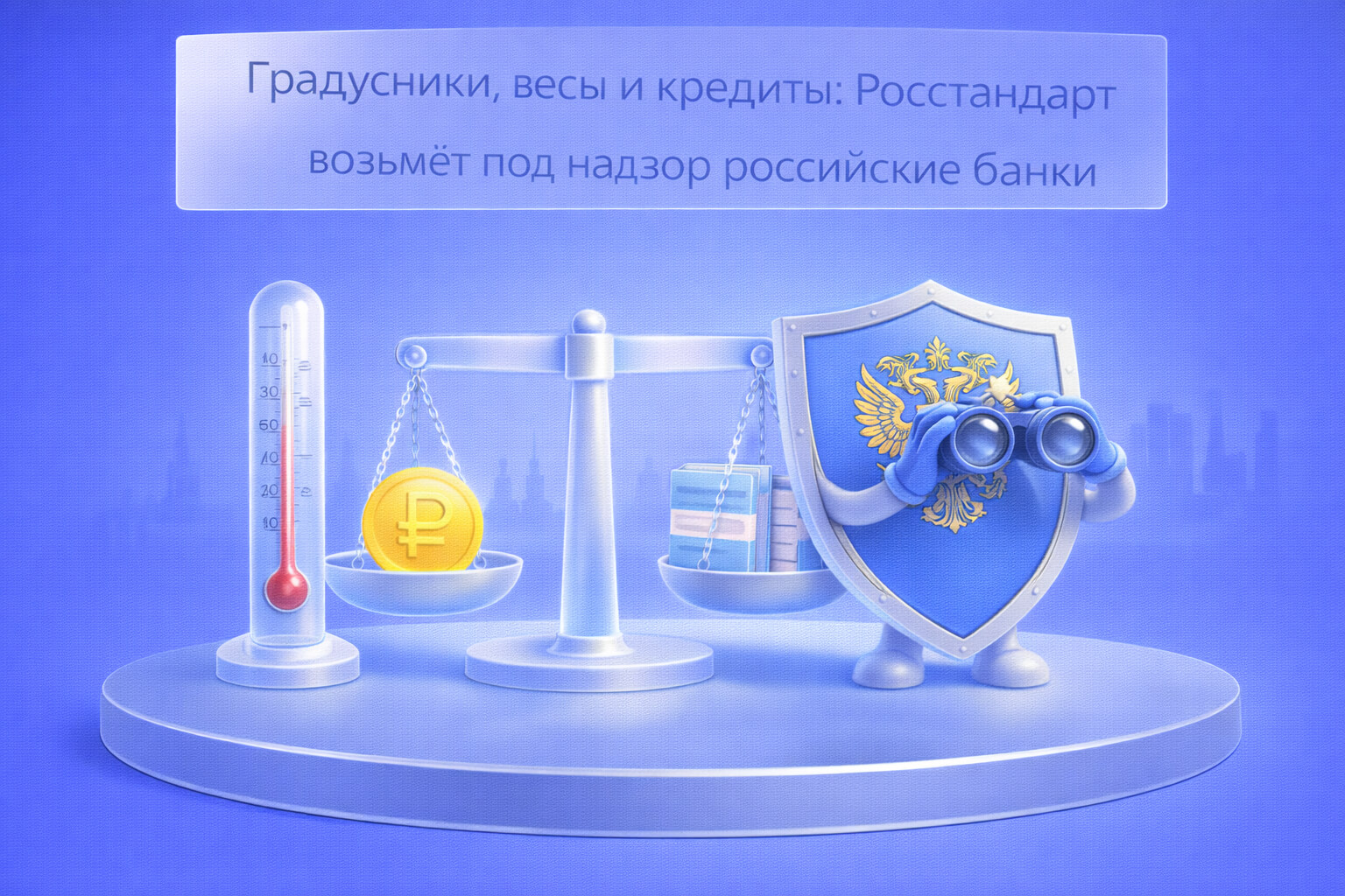 Градусники, весы и кредиты: Росстандарт возьмёт под надзор российские банки