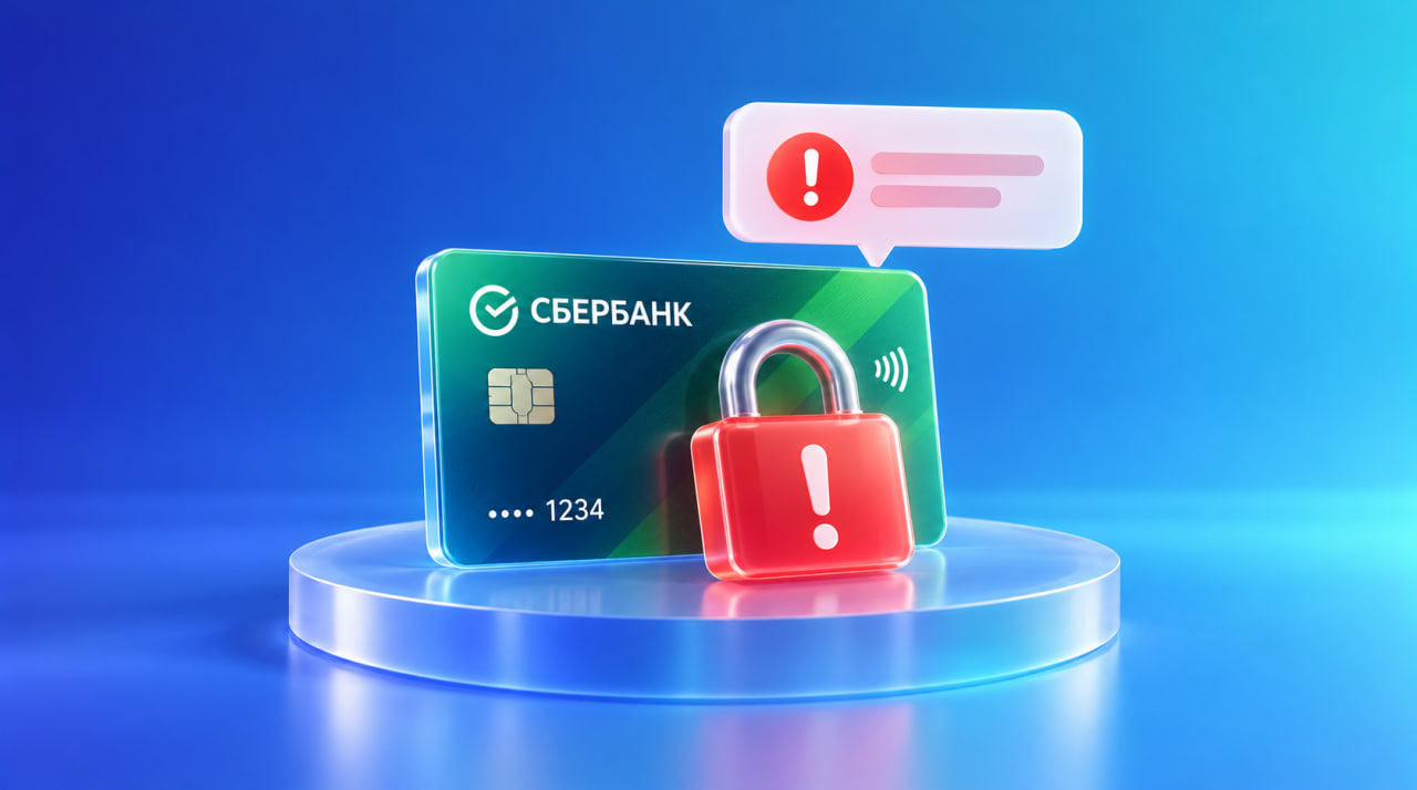 Как разблокировать карту Сбербанка