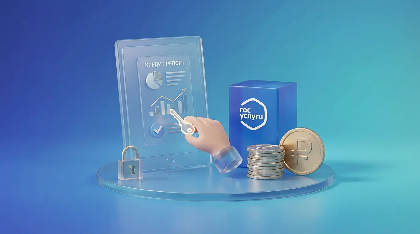 Россияне получили доступ к своей кредитной истории через портал Госуслуг