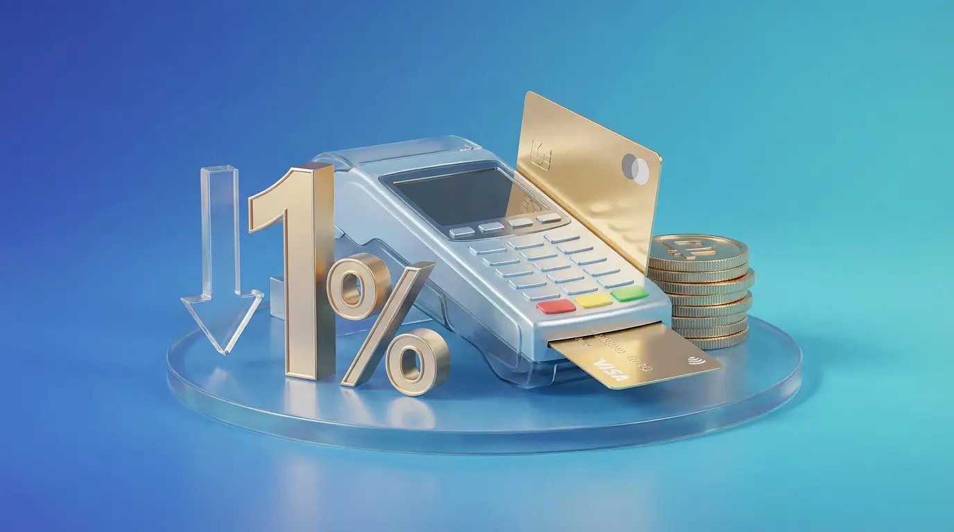 Visa сроком на один год снизила тарифы за прием карт в магазинах до 1%