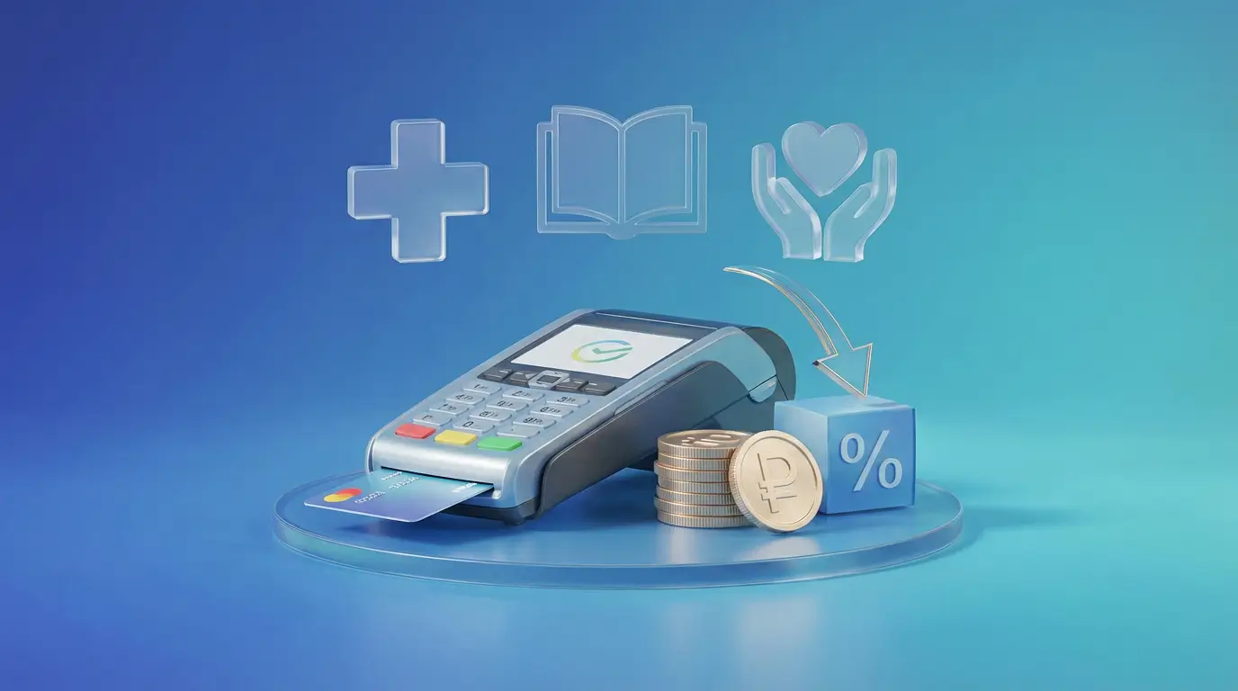 Прием банковских карт в социальных отраслях может подешеветь