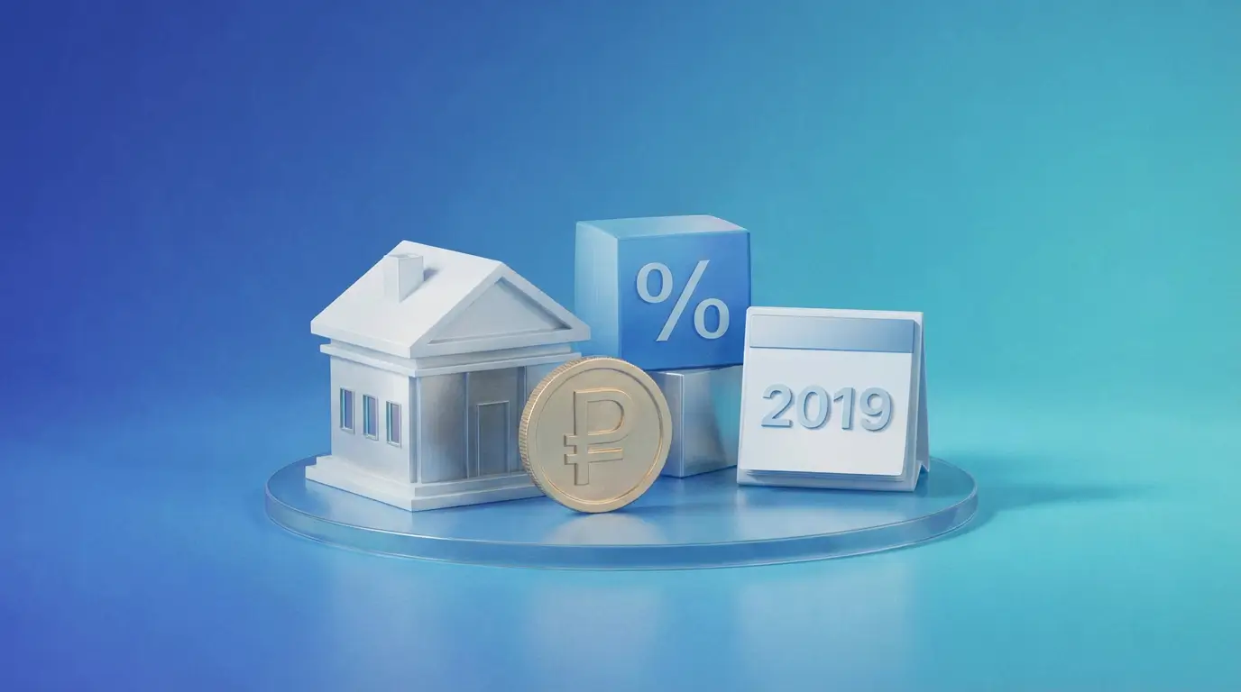 По данным «Русипотеки» ставка по жилищным кредитам не превысит 10% в 2019 году