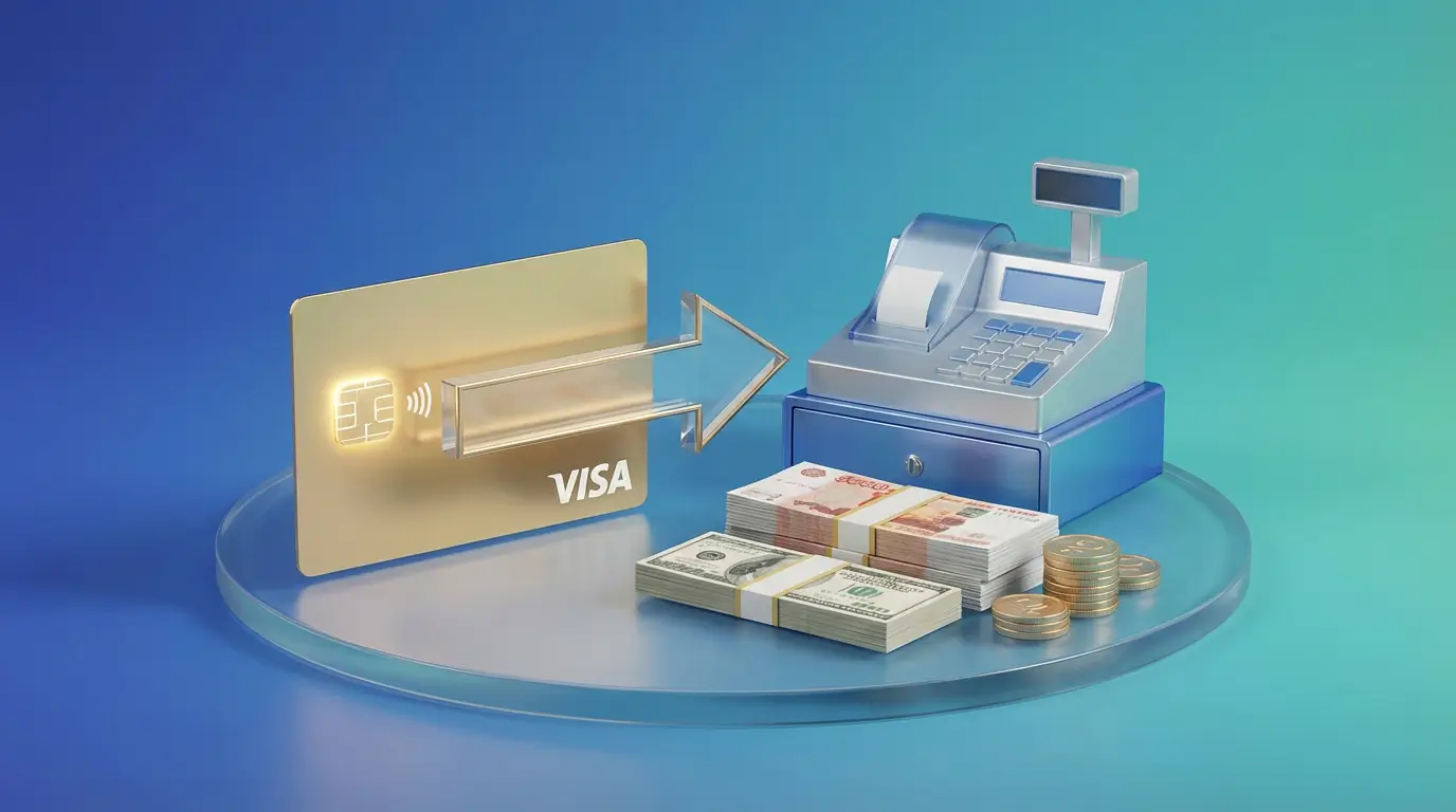 Visa осуществила запуск пилотного проекта по снятию наличных на кассах магазинов