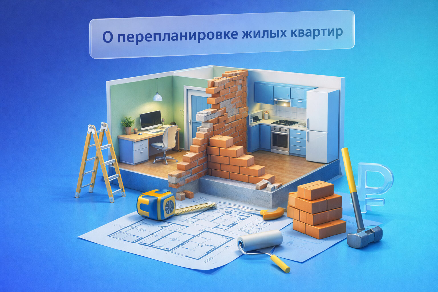 О перепланировке жилых квартир 