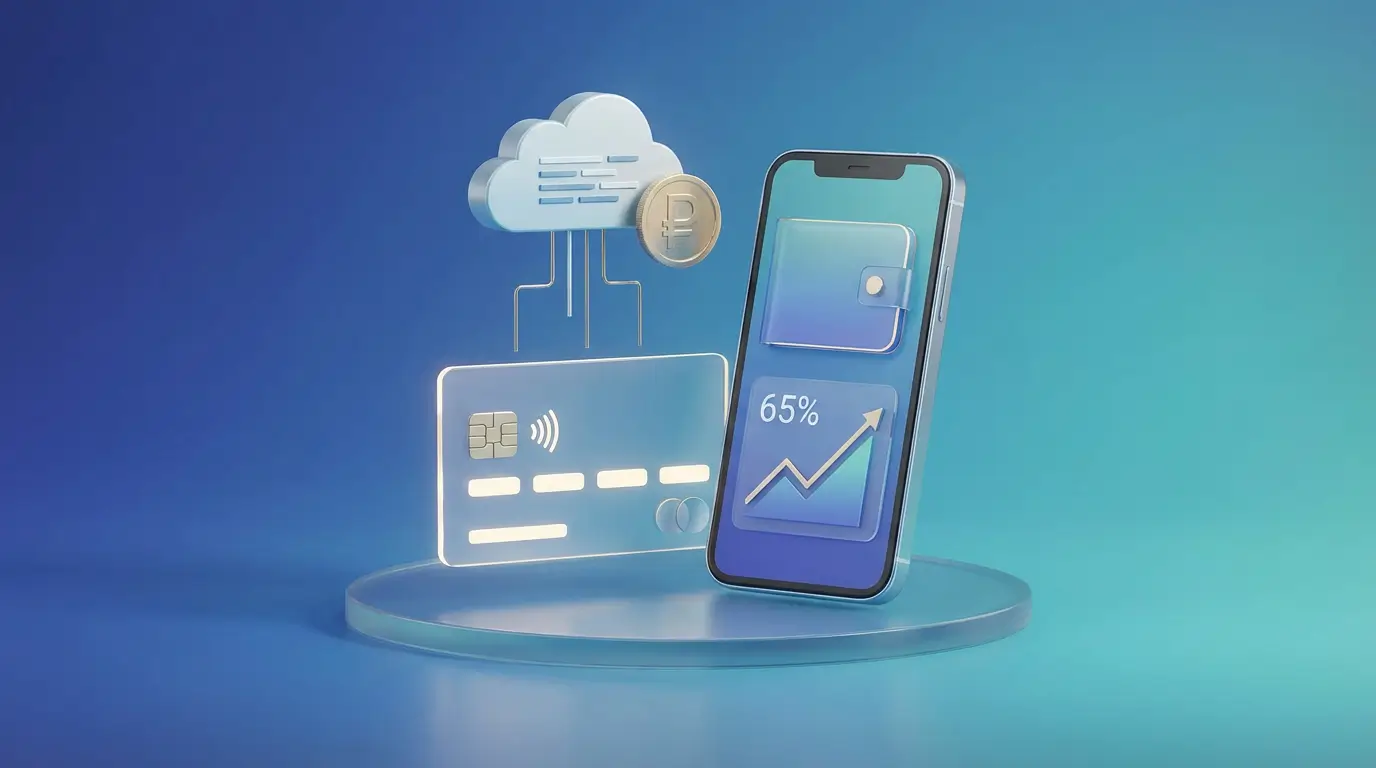 Центробанк ожидает увеличение доли безналичных платежей до 65% к концу 2019 года