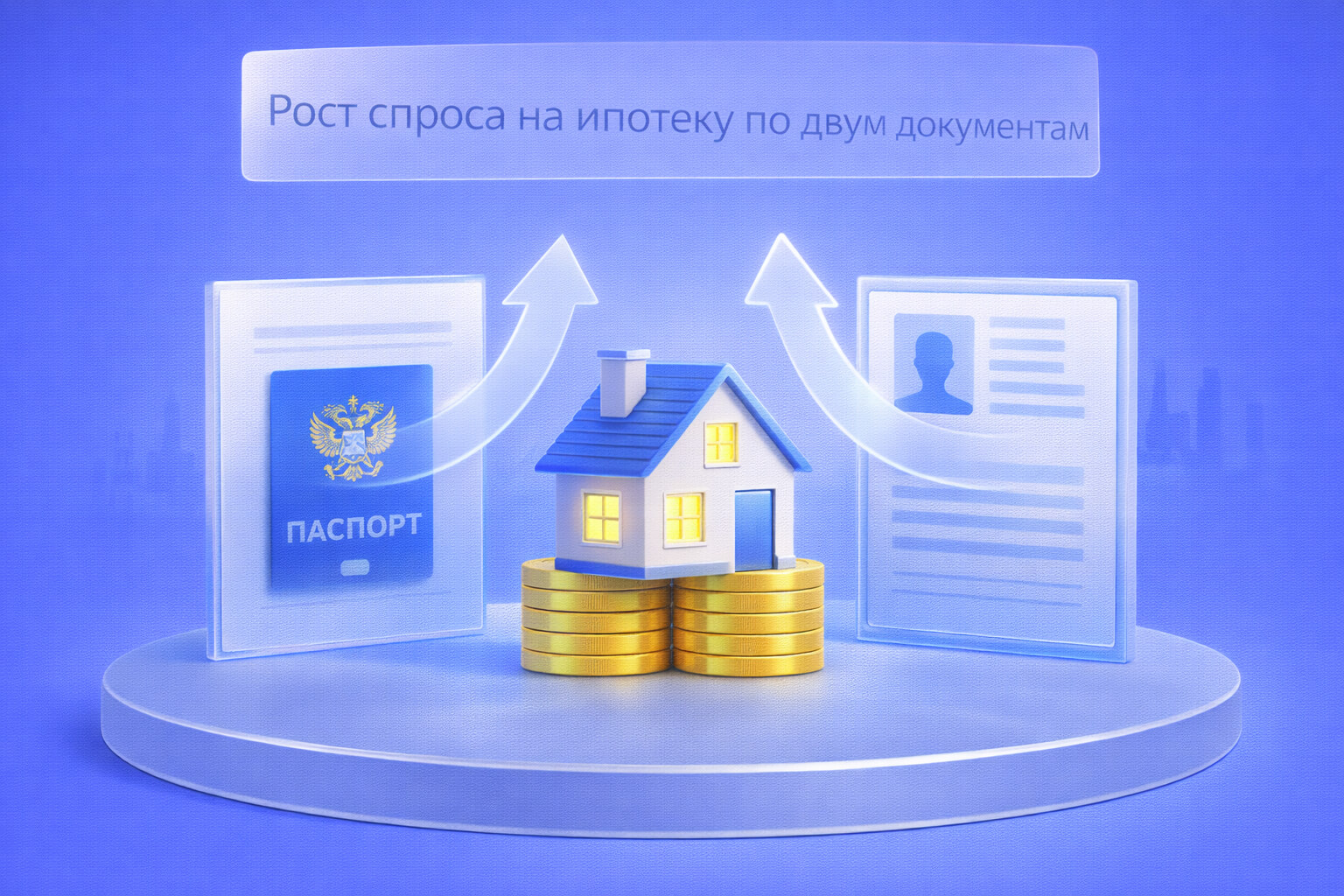 Рост спроса на ипотеку по двум документам