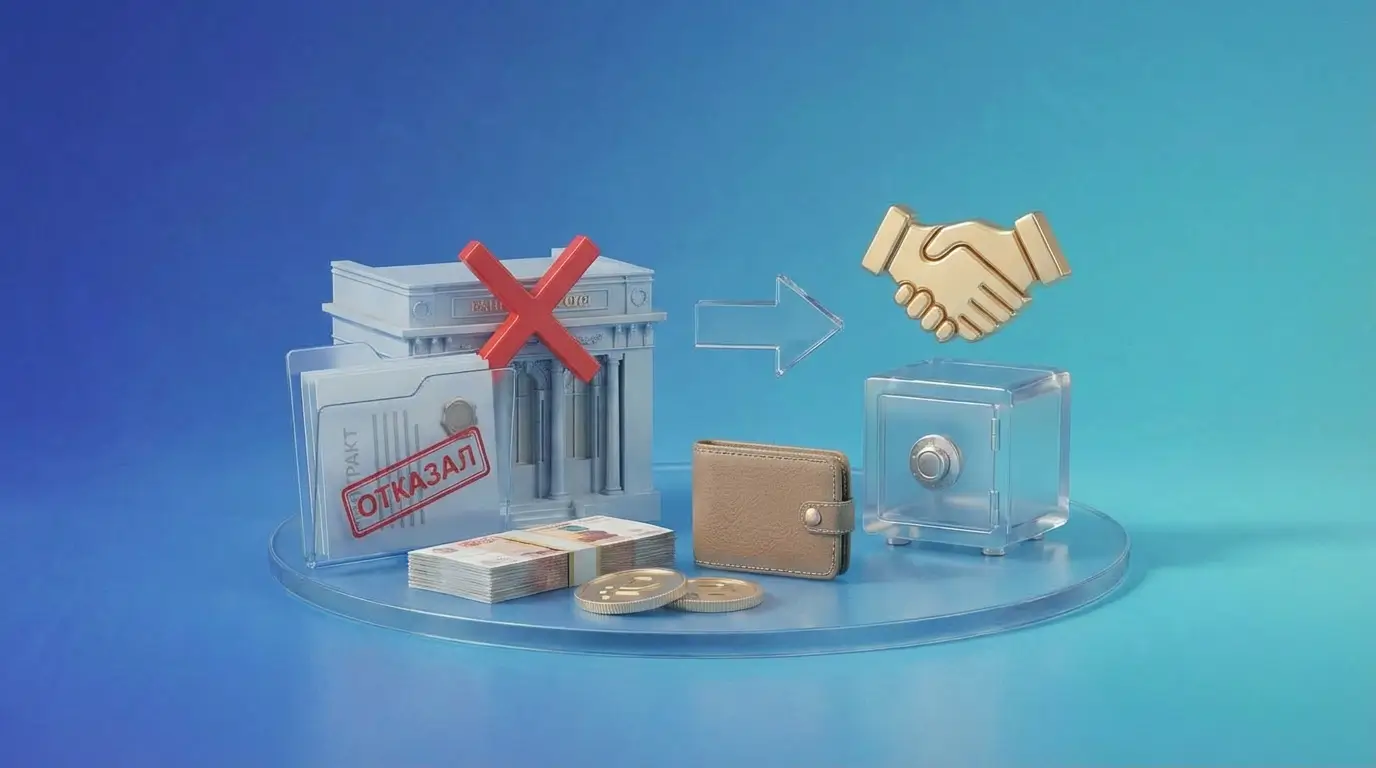 Почему банк отказал в кредите и где взять деньги: альтернативы в 2026 году