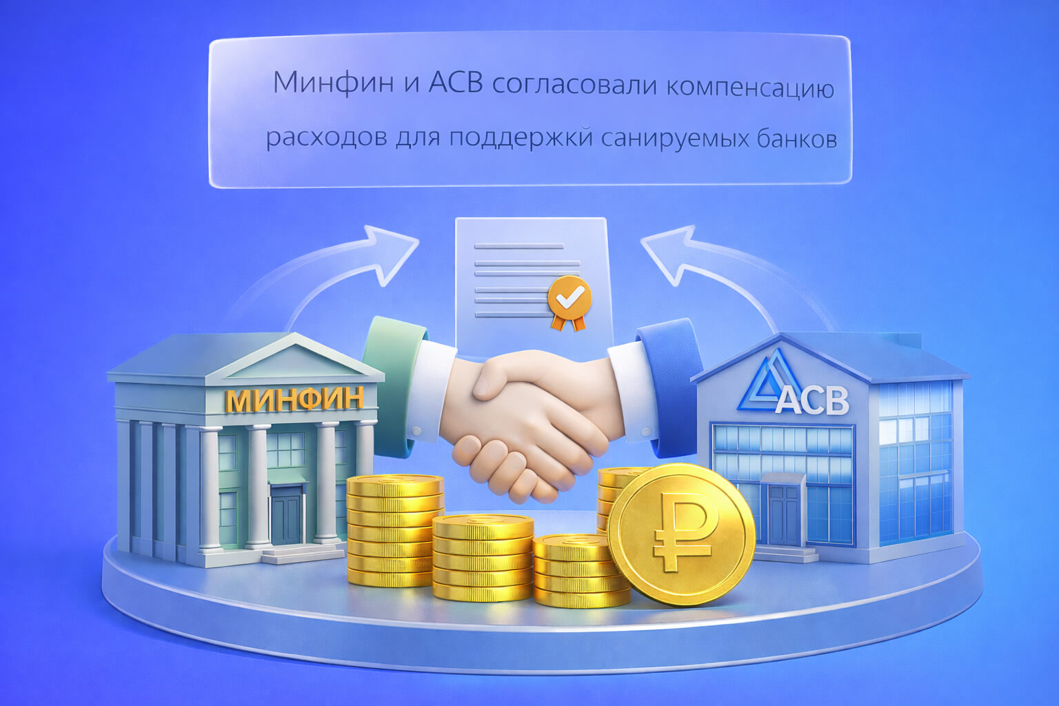 Минфин и АСВ согласовали компенсацию расходов для поддержки санируемых банков.