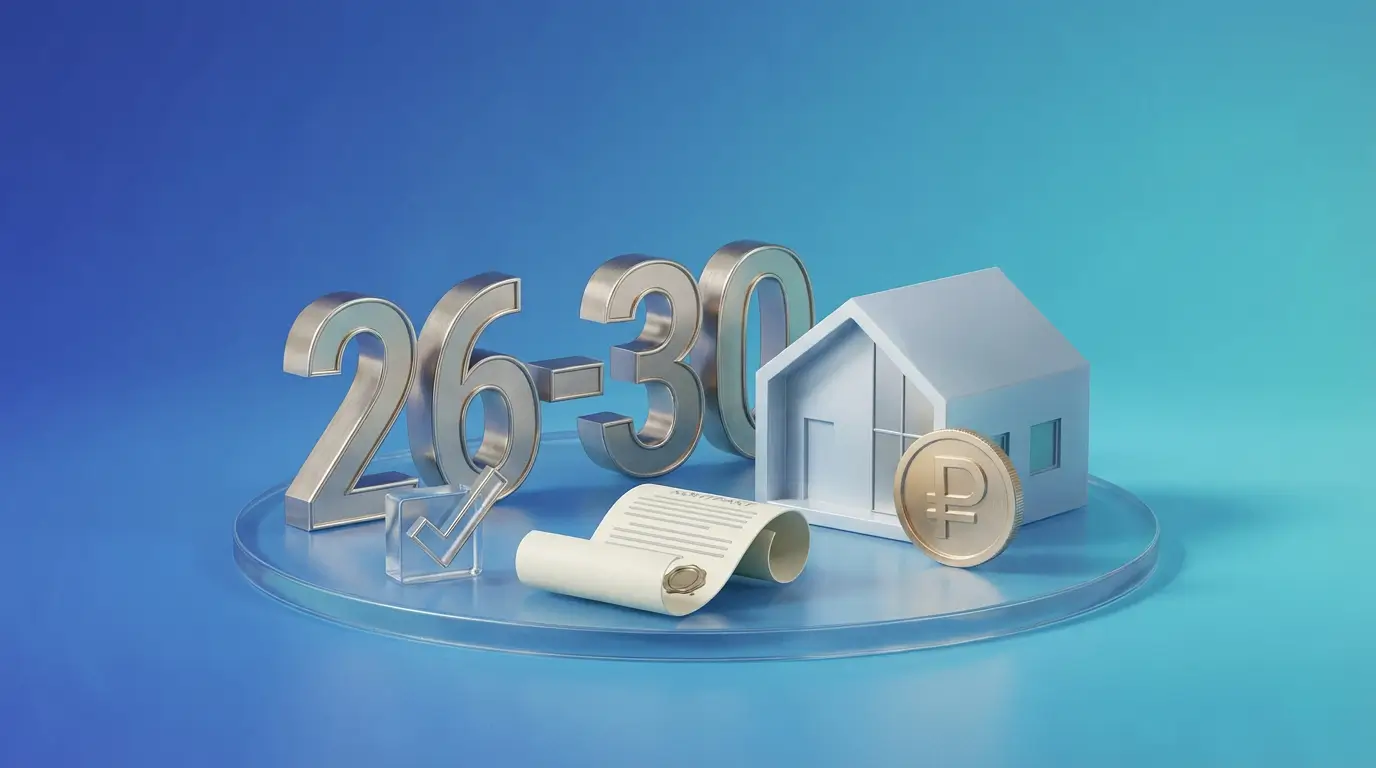 Максимальные шансы на получение ипотеки имеют заемщики 26-30 лет