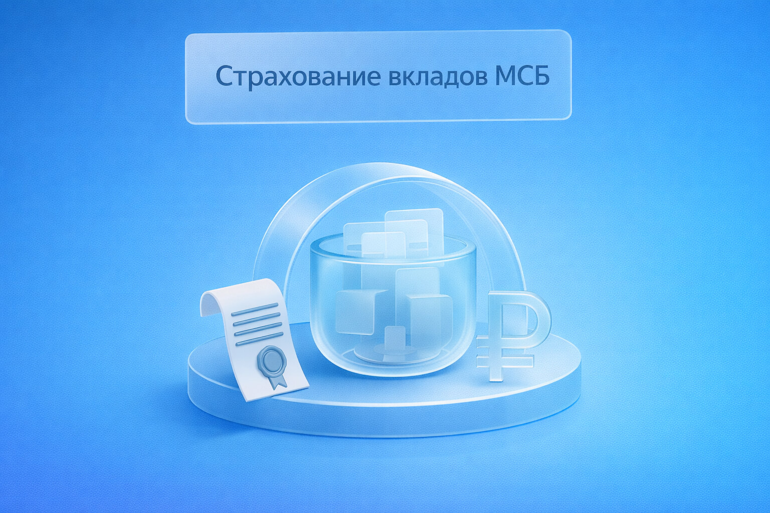 О страховании вкладов предпринимателей малого и среднего бизнеса.